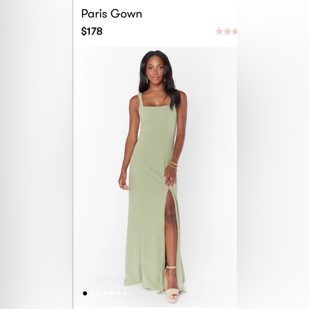 Show Me Your Mumu Paris Gown Moss Green Size Large